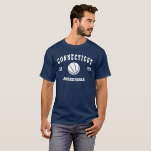 Connecticut Basketball Retro Logo T-Shirt