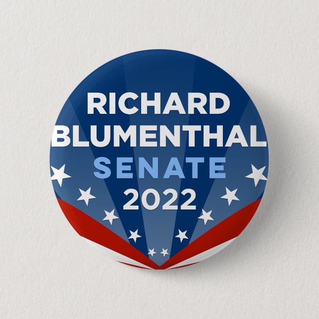 Connecticut Blumenthal for Senate 2022 6 Cm Round Badge (Front)
