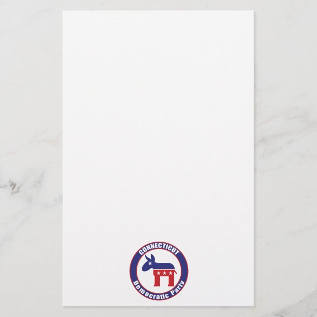 Connecticut Democratic Party Stationery (Front)