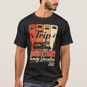 Connecticut Family Vacation RV Road Trip Mountains T-Shirt