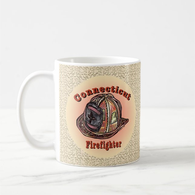 Connecticut Firefighter  mug (Left)