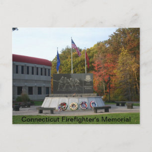 Connecticut Firefighter's Memorial Postcard