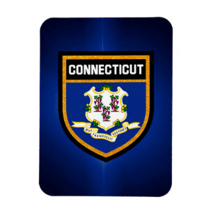 Connecticut Flag Magnet