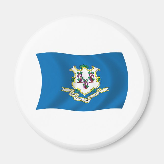 Connecticut Flag Magnet (Front)