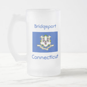 Connecticut Flag Map City Mug