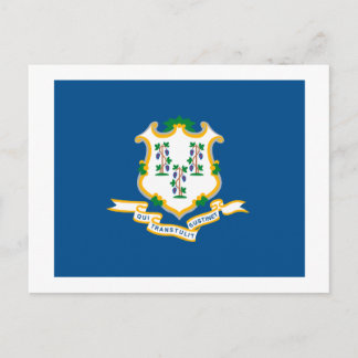Connecticut Flag Postcard