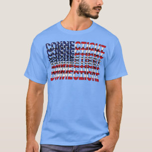 Connecticut Flip Text effect T-Shirt