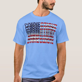 Connecticut Flip Text effect T-Shirt