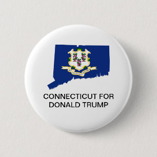 CONNECTICUT for DONALD TRUMP 2020 Button