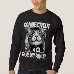 Connecticut Game Day Party Funny Home State Connec Sweatshirt