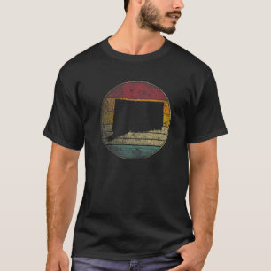 Connecticut Gift Vintage Distressed Retro Sunset M T-Shirt