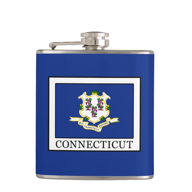 Connecticut Hip Flask (Front)