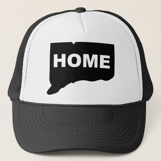Connecticut Home Away From State Ball Cap Hat (Front)