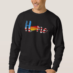 Connecticut Home State Pride Map Usa Sweatshirt