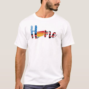 Connecticut Home State Pride Map Usa T-Shirt