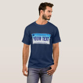 Connecticut License Plate T-Shirt (Front Full)