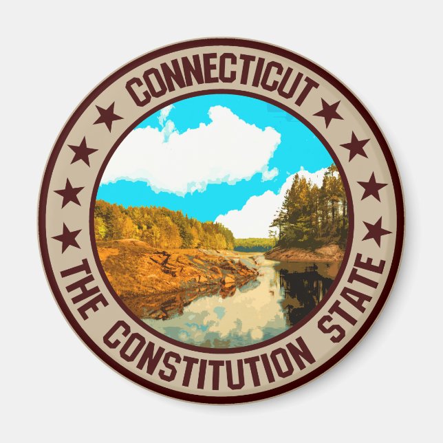 Connecticut                                        magnet (Front)