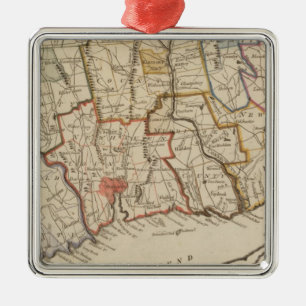 Connecticut Metal Tree Decoration