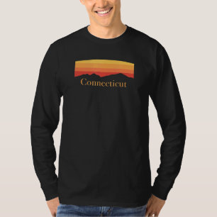 Connecticut Mountain Sunset Outdoors Nature Hiking T-Shirt