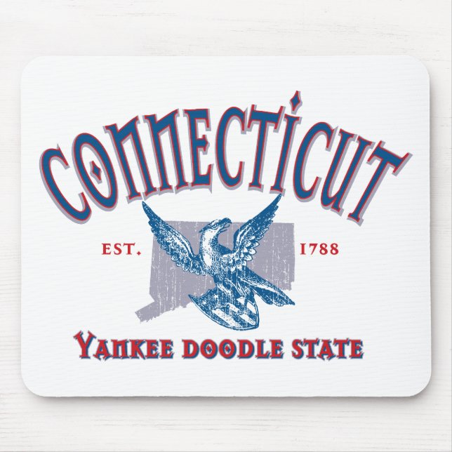 Connecticut Mouse Mat (Front)