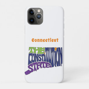Connecticut Nickname Word Art iPhone 11 Pro Case