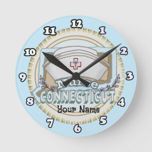 Connecticut Nurse Round Clock