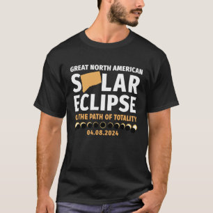 Connecticut On The Path Of Totality Solar Eclipse T-Shirt