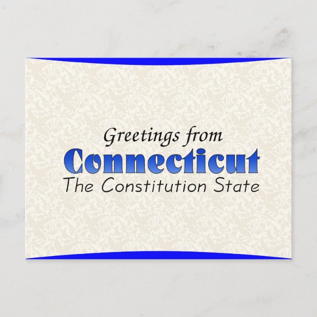 Connecticut Postcard (Front)