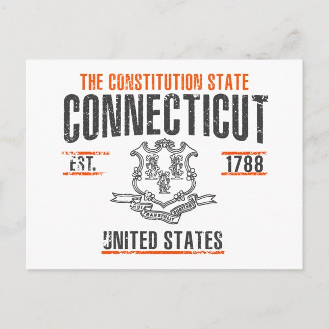Connecticut Postcard (Front)