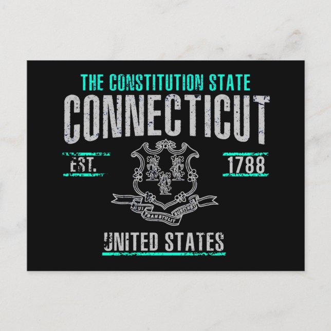 Connecticut Postcard (Front)