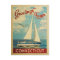 Connecticut Postcard Sailboat Vintage Travel