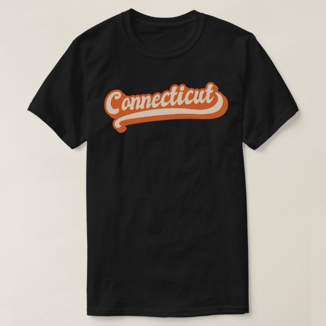 Connecticut Retro TShirt 1 (Design Front)