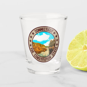 Connecticut shot glass