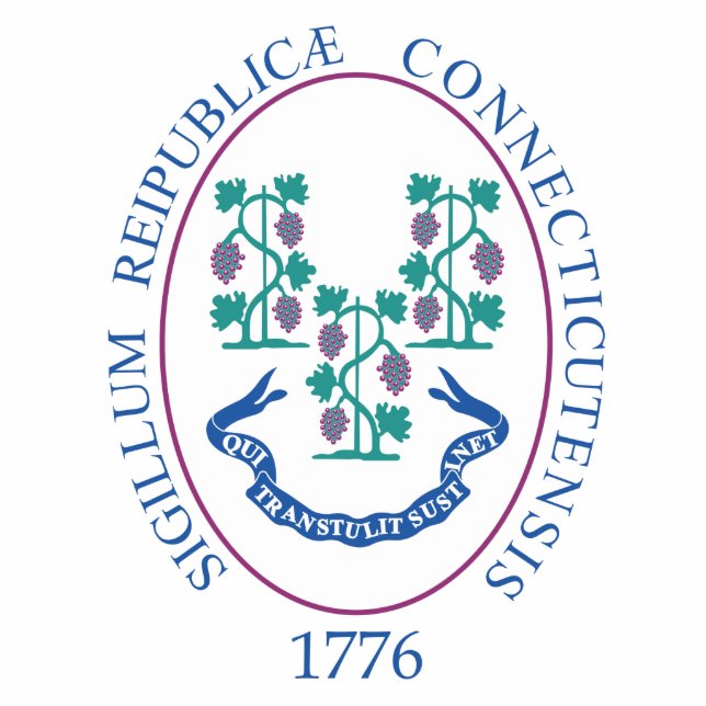 Connecticut sign standing photo sculpture (Front)