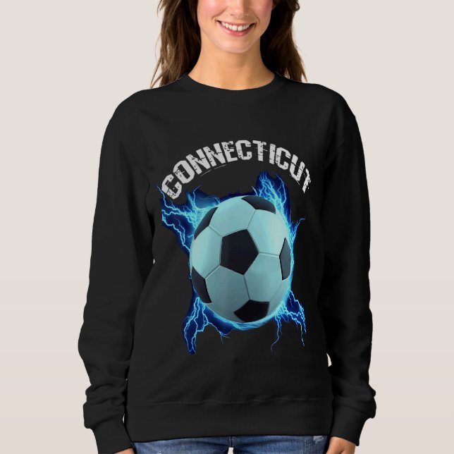 Connecticut Soccer Retro Sweatshirt (Front)