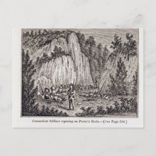 Connecticut Soldiers Reposing on Porter's Rock Postcard