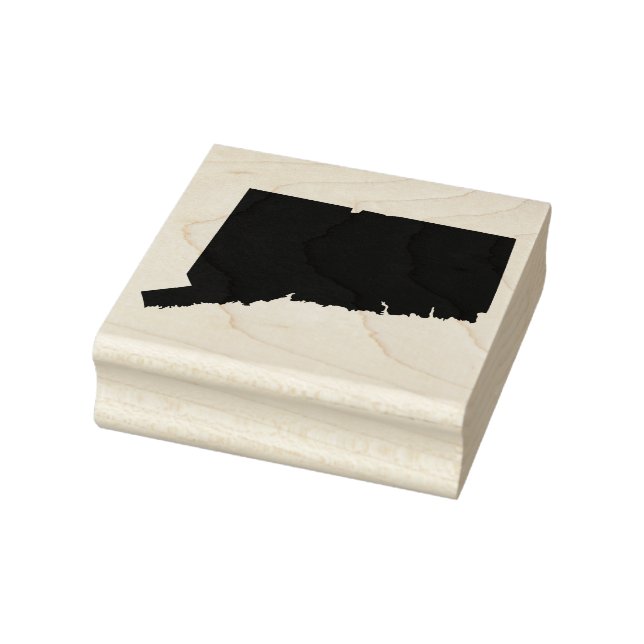 Connecticut Solid Rubber Art Stamp (Stamp)