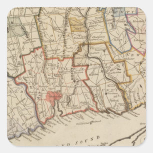 Connecticut Square Sticker