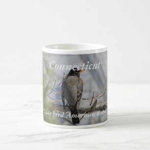 Connecticut state bird photo mug