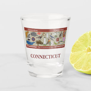 Connecticut State Commemorative Shot Glass