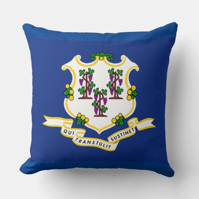 Connecticut State Flag Cushion (Front)