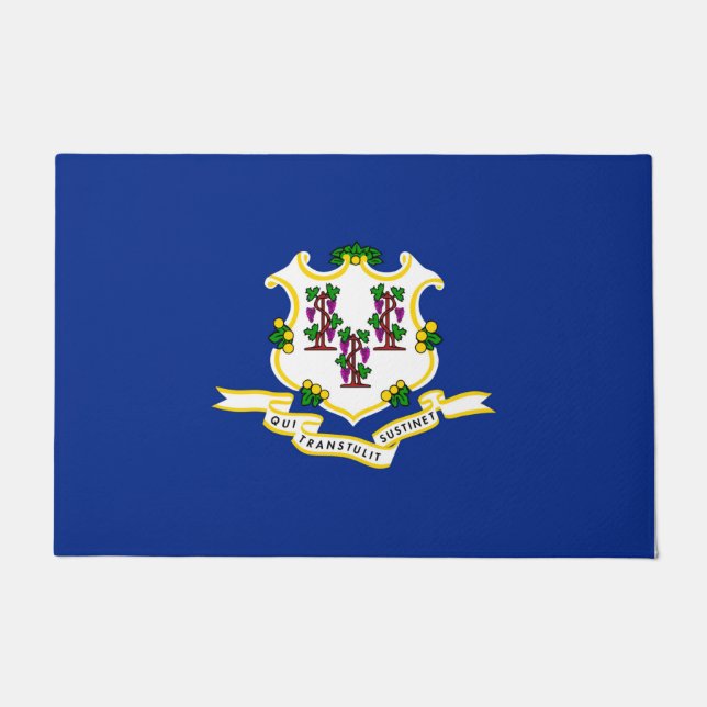 Connecticut State Flag Design Doormat (Front)