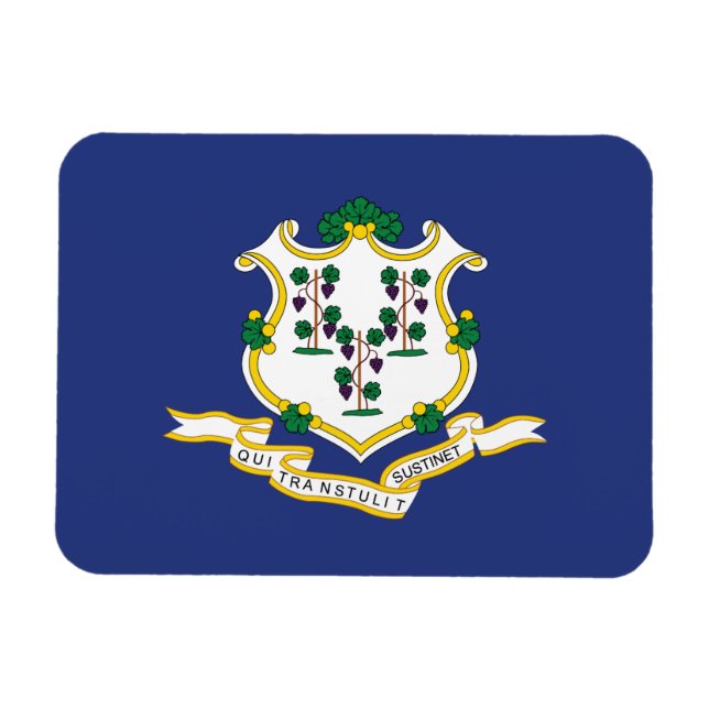 Connecticut State Flag Magnet (Horizontal)
