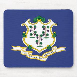 Connecticut State Flag Mouse Mat