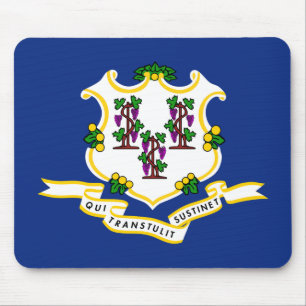 Connecticut State Flag Mouse Mat