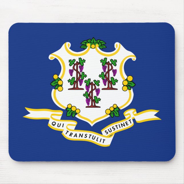 Connecticut State Flag Mouse Mat (Front)