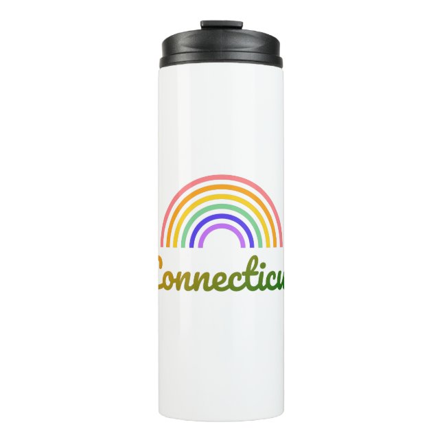 Connecticut - State - Hartford - Greeting From Thermal Tumbler (Front)