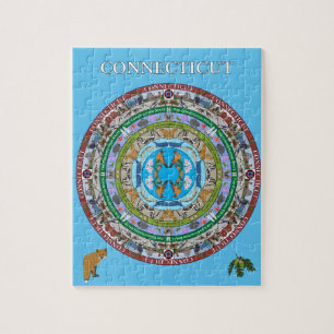 Connecticut State Mandala Puzzle