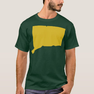 Connecticut state map TShirt