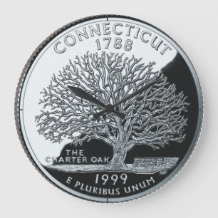 Connecticut State Quarter Clock